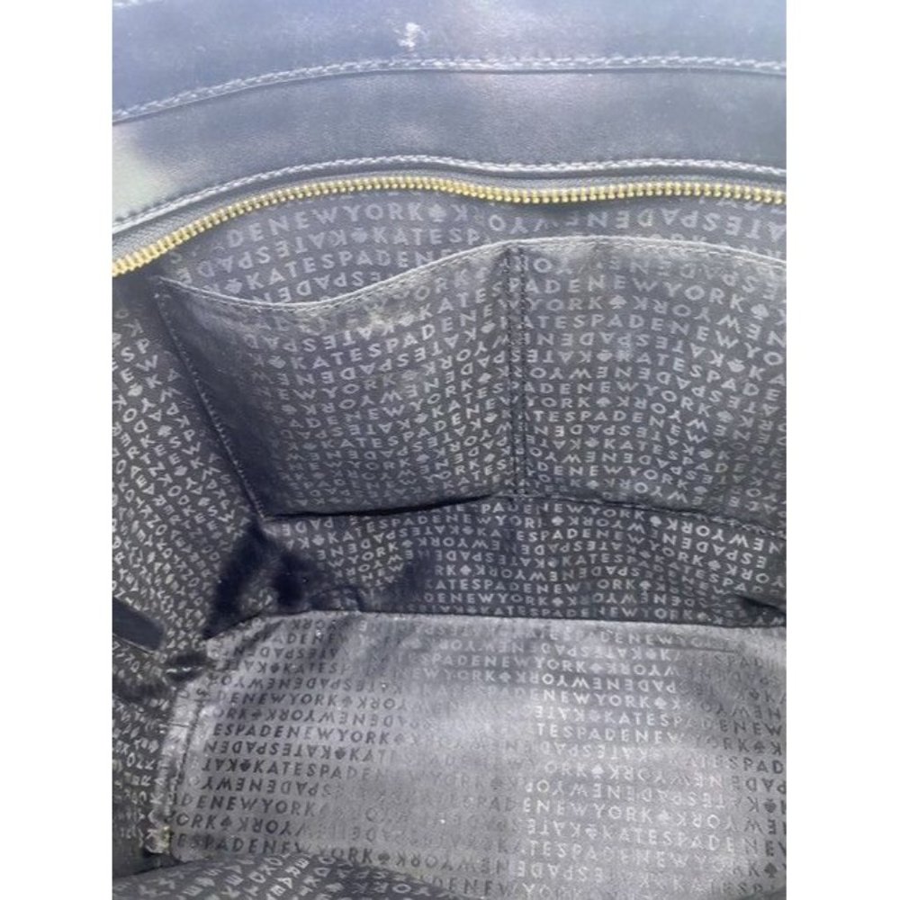 Kate Spade Large Shopper Black Leather Shoulder Bag - Picture 12 of 12